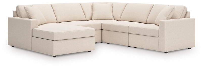 Modmax Oyster 5-Piece Sectional with Chaise - 92103S67