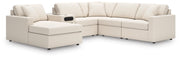 Modmax Oyster 6-Piece Sectional with Audio System and Chaise - 92103S50