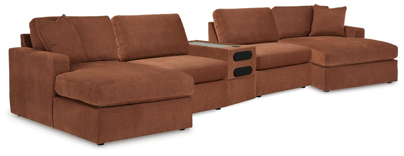 Modmax Spice 5 Piece Sectional with Audio Console - 92102S70