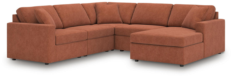 Modmax Spice 5-Piece Sectional with Chaise - 92102S68
