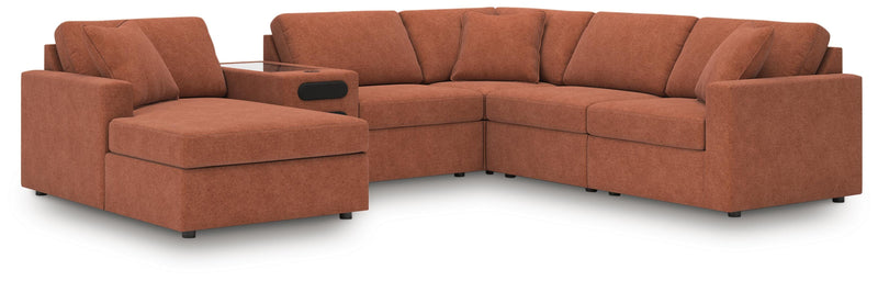Modmax Spice 6-Piece Sectional with Audio System and Chaise - 92102S50