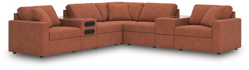 Modmax Spice 7-Piece Balanced Sectional with Audio and Storage Consoles - 92102S69