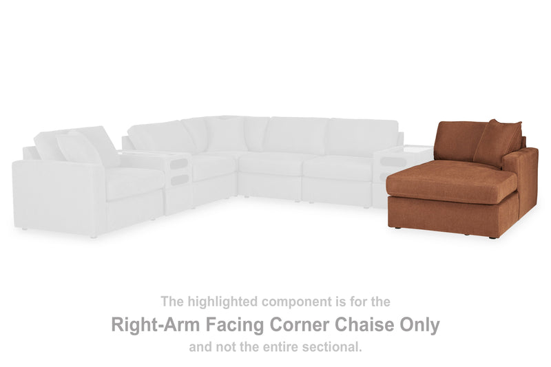 Modmax Spice Right-Arm Facing Corner Chaise - 9210217