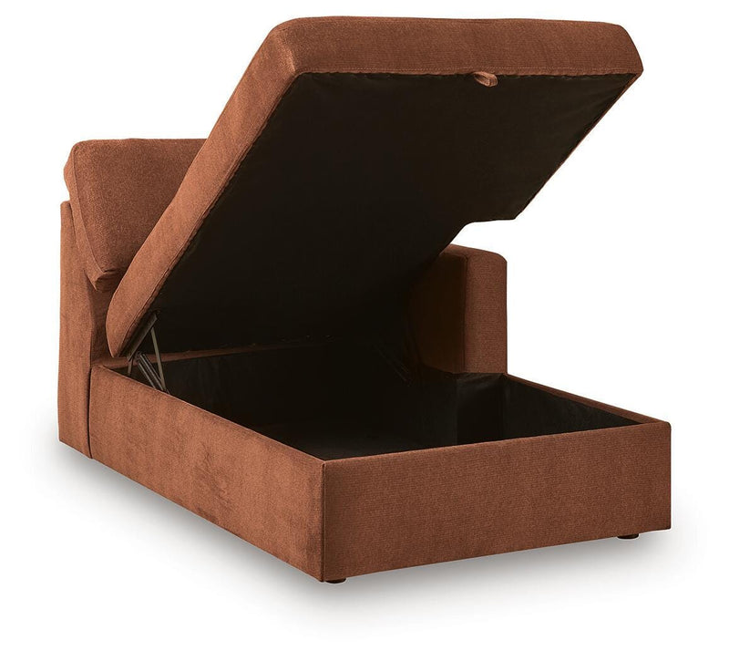 Modmax Spice Right-Arm Facing Corner Chaise with Storage - 9210217S