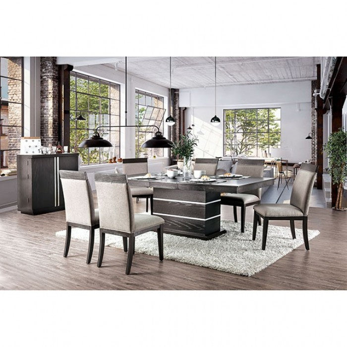 modoc Espresso/Beige Dining Table - CM3337T-TABLE