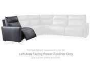 ModZ Blue Left-Arm Facing Power Recliner - U1400158