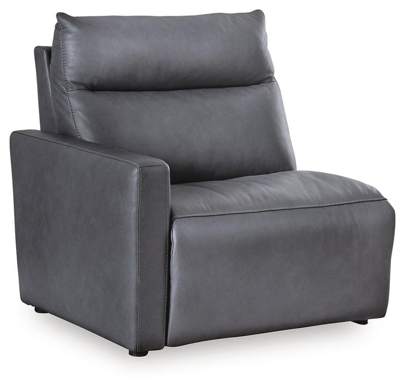 ModZ Blue Left-Arm Facing Power Recliner - U1400158
