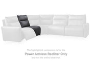ModZ Blue Power Armless Recliner - U1400131
