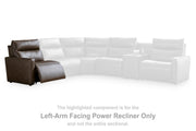 ModZ Chocolate Left-Arm Facing Power Recliner - U1400058