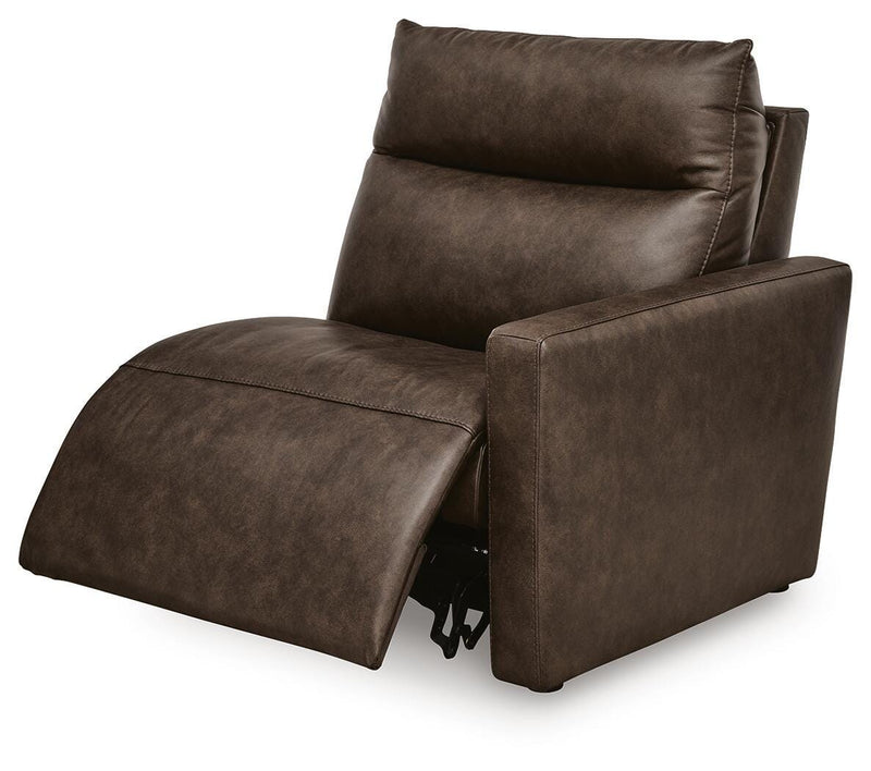 ModZ Chocolate Right-Arm Facing Power Recliner - U1400062