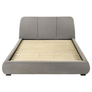 Mokena 46-inch Upholstered Eastern King Platform Bed Taupe - 310090KE