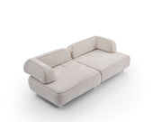Mokka 4-pieces (Module Sofa & Sofa & 2 Chair) Livingroom in Cream - 200-ELI-MOK-KRL 504-33MBB