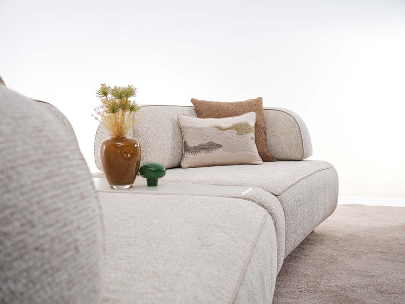 Mokka 4-pieces (Module Sofa & Sofa & 2 Chair) Livingroom in Cream - Brown - 200-ELI-MOK-KRL 104-KRL 504-33MBB