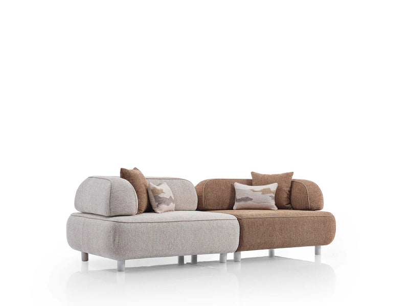 Mokka Convertible Sofa in Cream - 200-ELI-MOK-KRL 104-3