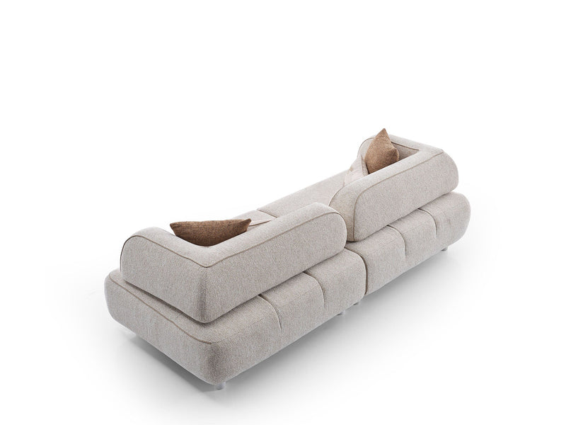 Mokka Convertible Sofa in Cream - 200-ELI-MOK-KRL 104-3