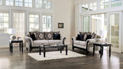 Molfetta Light Brown/Black Loveseat - SM7304-LV
