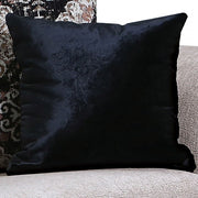 Molfetta Light Brown/Black Loveseat - SM7304-LV