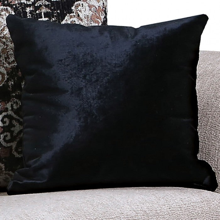 Molfetta Light Brown/Black Loveseat - SM7304-LV