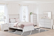 Mollviney White Youth Panel Storage Bedroom Set - Gate FurnitureYouth Bedroom Set