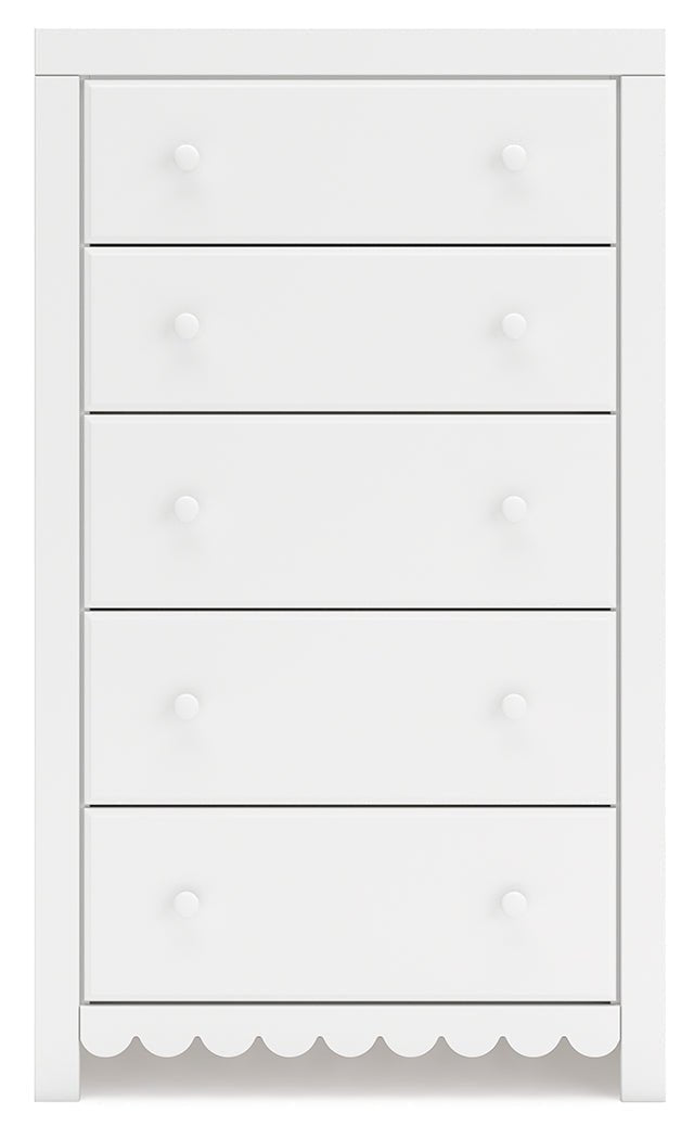 Mollviney White Youth Panel Storage Bedroom Set - Gate FurnitureYouth Bedroom Set
