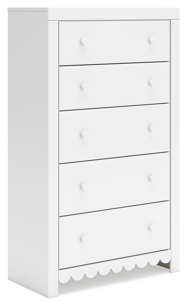 Mollviney White Youth Panel Storage Bedroom Set - Gate FurnitureYouth Bedroom Set