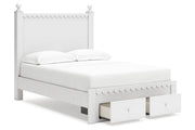 Mollviney White Youth Panel Storage Bedroom Set - Gate FurnitureYouth Bedroom Set