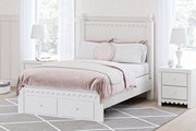 Mollviney White Youth Panel Storage Bedroom Set - Gate FurnitureYouth Bedroom Set