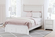 Mollviney White Youth Panel Storage Bedroom Set - Gate FurnitureYouth Bedroom Set