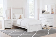 Mollviney White Youth Panel Storage Bedroom Set - Gate FurnitureYouth Bedroom Set