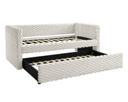 Molly Whote Dove Twin Daybed with Trundle - Gate FurnitureDaybed