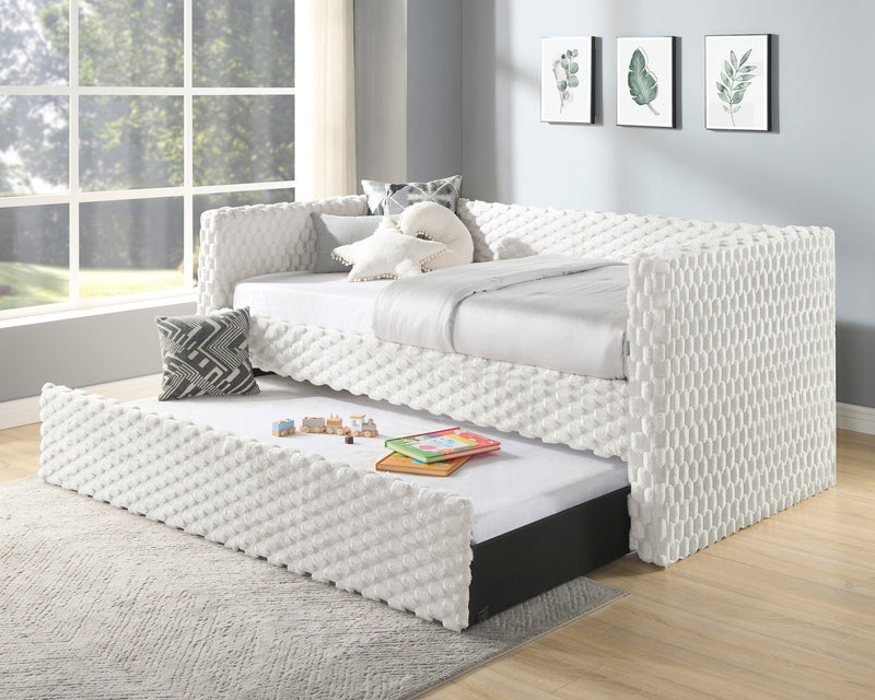 Molly Whote Dove Twin Daybed with Trundle - Gate FurnitureDaybed