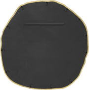 Molten 48" W x 48" H Iron Frame Mirror in Gold - 66009Gold-M