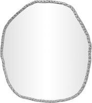 Molten 48" W x 48" H Iron Frame Mirror in Silver - 66009Silver-M