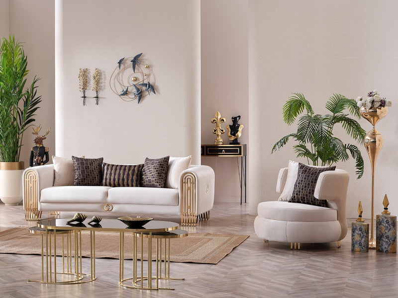 Monaco 39" Wide Armchair - Gate FurnitureAccent Chairs