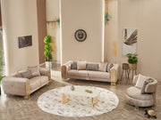 Monaco 73" Wide Rolled Arm Loveseat - Gate FurnitureLoveseat