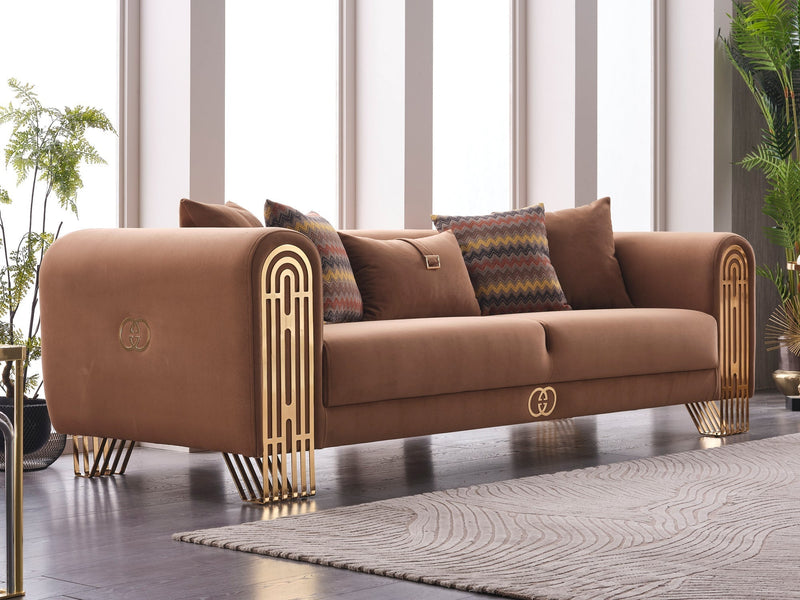 Monaco 94" Wide Rolled Arm Sofa - Gate FurnitureSofas