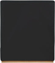 Monaco Boucle Fabric Twin Bed Black - Gate FurnitureTwin Bed