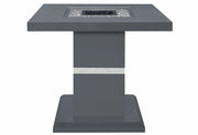 Monaco Dark Grey End Table - MONACO-ET-DARK GREY