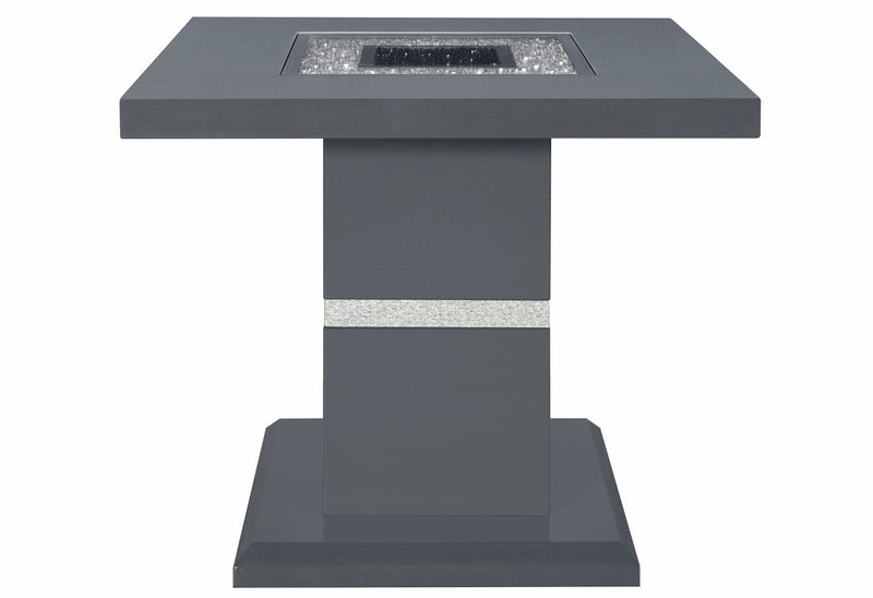 Monaco Dark Grey End Table - MONACO-ET-DARK GREY