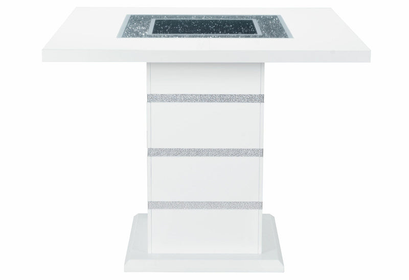 Monaco White Bar Table - MONACO-WHITE-BT