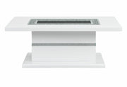 Monaco White Coffee Table - MONACO-CT-WHT