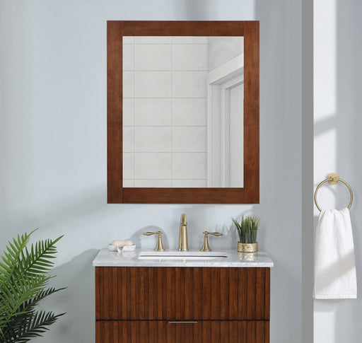 Monad Birch Veneer Frame Mirror in Brown - 400Walnut-30M