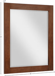 Monad Birch Veneer Frame Mirror in Brown - 400Walnut-30M