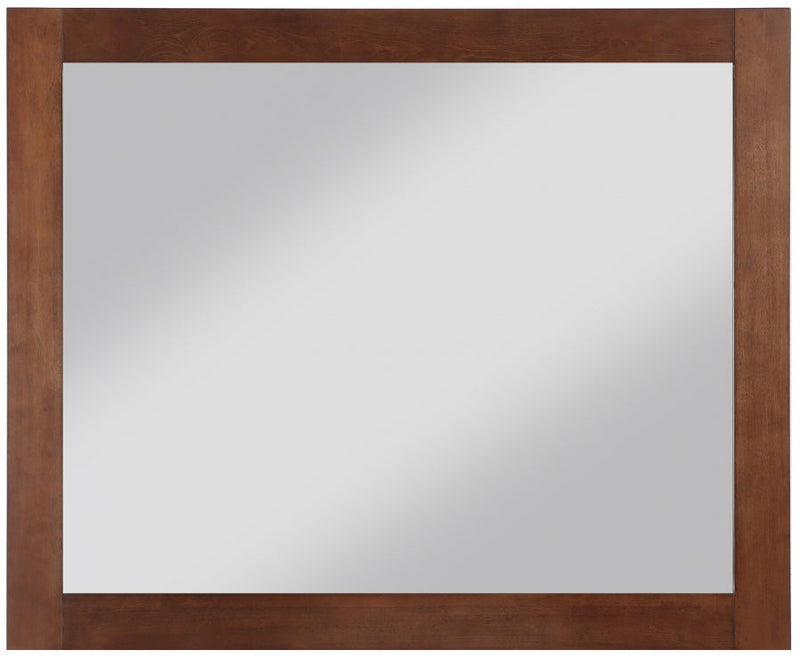 Monad Birch Veneer Frame Mirror in Brown - 400Walnut-44M