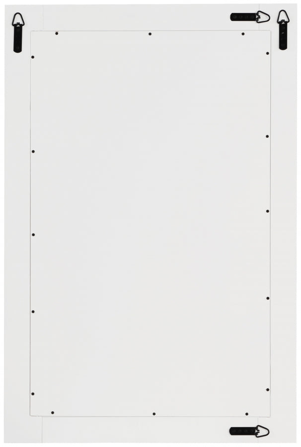 Monad Birch Veneer Frame Mirror in White - 400White-24M