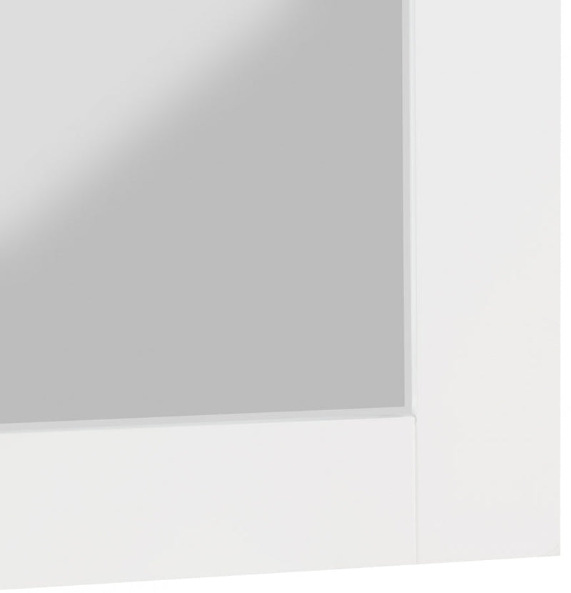 Monad Birch Veneer Frame Mirror in White - 400White-24M