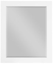 Monad Birch Veneer Frame Mirror in White - 400White-30M
