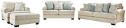 Monaghan Sofa, Loveseat, Chair and Ottoman in Sandstone - PKG001877