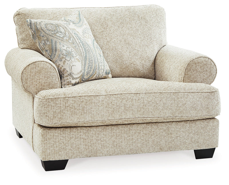 Monaghan Sofa, Loveseat, Chair and Ottoman in Sandstone - PKG001877