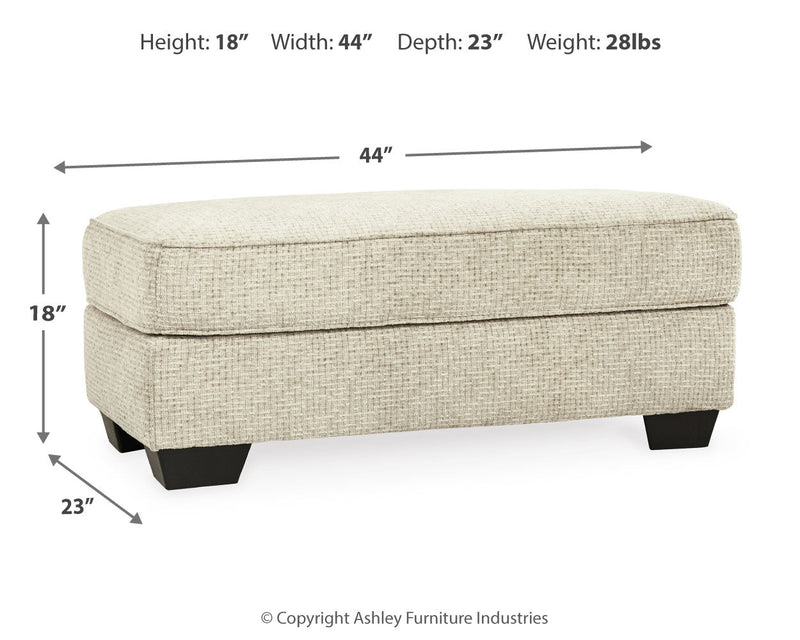 Monaghan Sofa, Loveseat, Chair and Ottoman in Sandstone - PKG001877